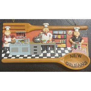 New Orleans ✨Kitchen Decor Sign With Chefs Cooking Gumbo #C130